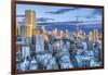 Japan, Tokyo, Roppongi, Sunset Skyline-Rob Tilley-Framed Photographic Print