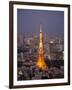 Japan, Tokyo, Roppongi, View of Tokyo Tower and City Skyline from Tokyo City View Tower-Steve Vidler-Framed Photographic Print