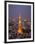 Japan, Tokyo, Roppongi, View of Tokyo Tower and City Skyline from Tokyo City View Tower-Steve Vidler-Framed Photographic Print