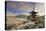 Japan, Yamanashi Prefecture, Fuji-Yoshida, Chureito Pagoda, Mt Fuji and Cherry Blossoms-Michele Falzone-Stretched Canvas