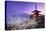 Japan, Yamanashi Prefecture, Fuji-Yoshida, Chureito Pagoda, Mt Fuji and Cherry Blossoms-Michele Falzone-Stretched Canvas