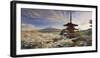 Japan, Yamanashi Prefecture, Fuji-Yoshida, Chureito Pagoda, Mt Fuji and Cherry Blossoms-Michele Falzone-Framed Photographic Print