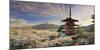 Japan, Yamanashi Prefecture, Fuji-Yoshida, Chureito Pagoda, Mt Fuji and Cherry Blossoms-Michele Falzone-Mounted Photographic Print