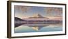 Japan, Yamanashi Prefecture, Kawaguchi Ko Lake and Mt Fuji-Michele Falzone-Framed Photographic Print