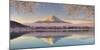 Japan, Yamanashi Prefecture, Kawaguchi Ko Lake and Mt Fuji-Michele Falzone-Mounted Photographic Print
