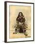 Japanese Actor in the Costume of a Samurai Warrior-null-Framed Photographic Print