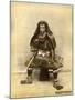 Japanese Actor in the Costume of a Samurai Warrior-null-Mounted Photographic Print