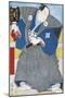 Japanese Actor in Traditional Kimono with Fan-Utagawa Toyokuni-Mounted Giclee Print