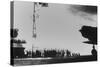 Japanese Aircraft Carrier Crew Waves to Planes Taking Off to Bomb Pearl Harbor-null-Stretched Canvas