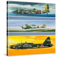 Japanese Aircraft of World War Two-Wilf Hardy-Stretched Canvas