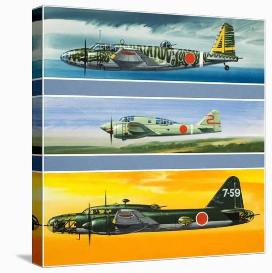 Japanese Aircraft of World War Two-Wilf Hardy-Stretched Canvas