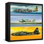 Japanese Aircraft of World War Two-Wilf Hardy-Framed Stretched Canvas