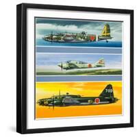 Japanese Aircraft of World War Two-Wilf Hardy-Framed Premium Giclee Print