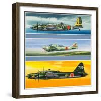 Japanese Aircraft of World War Two-Wilf Hardy-Framed Giclee Print