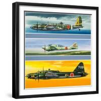 Japanese Aircraft of World War Two-Wilf Hardy-Framed Giclee Print