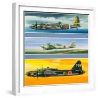 Japanese Aircraft of World War Two-Wilf Hardy-Framed Giclee Print