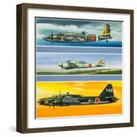 Japanese Aircraft of World War Two-Wilf Hardy-Framed Giclee Print