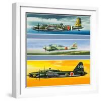 Japanese Aircraft of World War Two-Wilf Hardy-Framed Giclee Print