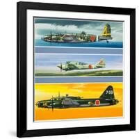 Japanese Aircraft of World War Two-Wilf Hardy-Framed Giclee Print