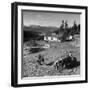 Japanese-American Family Working on their Farm after Returning from Internment Camps-null-Framed Photographic Print