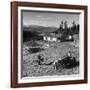 Japanese-American Family Working on their Farm after Returning from Internment Camps-null-Framed Photographic Print