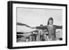 Japanese-American girls exercising at Manzanar, 1943-Ansel Adams-Framed Photographic Print