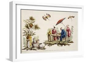 Japanese Apparel and Parasol-Jean Baptiste Pillement-Framed Giclee Print