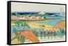 Japanese Army Drill-Katsushika Hokusai-Framed Stretched Canvas