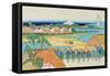 Japanese Army Drill-Katsushika Hokusai-Framed Stretched Canvas