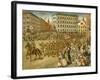 Japanese Army Marches into Vladivostok-null-Framed Art Print