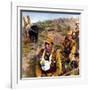 Japanese Army War Veteran Carrying The Ashes Of A Fellow Soldier Killed In Action (China 1938)-null-Framed Art Print