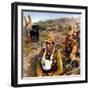 Japanese Army War Veteran Carrying The Ashes Of A Fellow Soldier Killed In Action (China 1938)-null-Framed Art Print