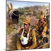 Japanese Army War Veteran Carrying The Ashes Of A Fellow Soldier Killed In Action (China 1938)-null-Mounted Art Print