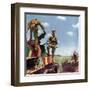 Japanese Army WWII Photo-null-Framed Art Print