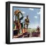 Japanese Army WWII Photo-null-Framed Art Print