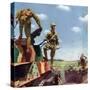 Japanese Army WWII Photo-null-Stretched Canvas