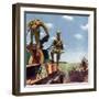 Japanese Army WWII Photo-null-Framed Art Print