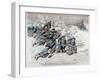 Japanese Attack on a Hospital Train Near Port Arthur, Manchuria, Russo-Japanese War, 1904-null-Framed Giclee Print