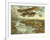 Japanese Attack Red Army in Air Land and Sea Attacks-null-Framed Art Print