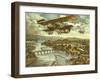 Japanese Attack Red Army in Air Land and Sea Attacks-null-Framed Art Print