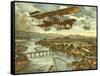 Japanese Attack Red Army in Air Land and Sea Attacks-null-Framed Stretched Canvas