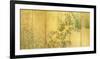 Japanese Autumn Grasses, Six-Fold Screen, Early Edo Period-null-Framed Premium Giclee Print