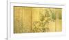 Japanese Autumn Grasses, Six-Fold Screen, Early Edo Period-null-Framed Premium Giclee Print