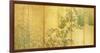 Japanese Autumn Grasses, Six-Fold Screen, Early Edo Period-null-Framed Premium Giclee Print