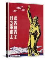 Japanese Aviator, Poster, World War II, Japan, 20th Century-null-Stretched Canvas