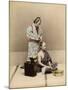 Japanese Barber-null-Mounted Photographic Print