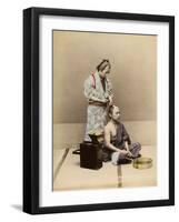 Japanese Barber-null-Framed Photographic Print
