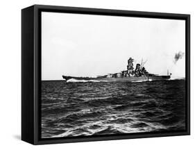 Japanese Battleship Yamato.-null-Framed Stretched Canvas