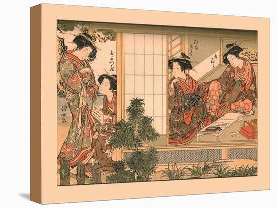 'Japanese Beauties', 1776, (1886)-Wilhelm Greve-Stretched Canvas