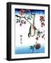 Japanese Bird on a Branch-null-Framed Art Print